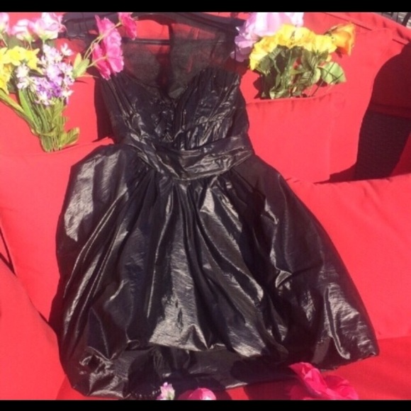 Alicia Czarniecka Mini Dress Taffeta RARE Small - Picture 5 of 7